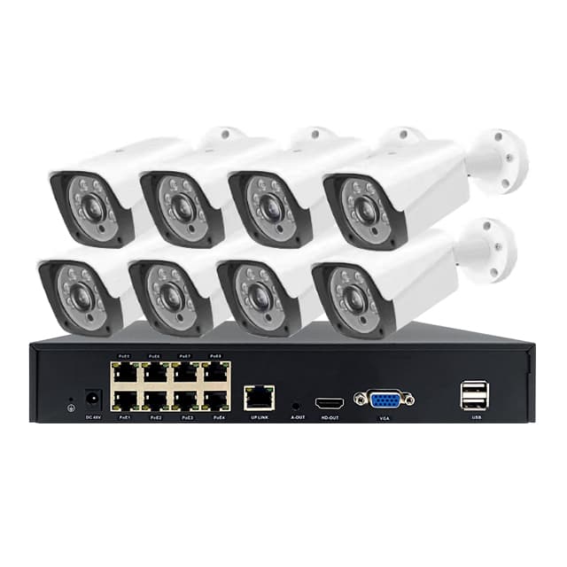 JBK1-800EB8-2 8MP 8CH POE IP Camera System Kit product image