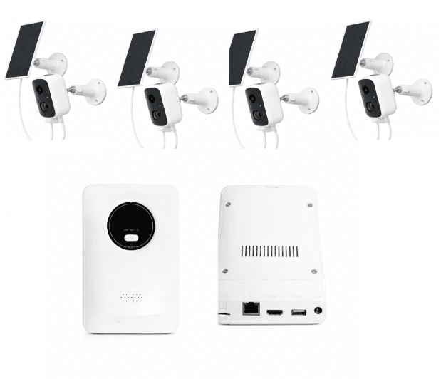 JBK7-400SBA4 4MP 4CH WiFi Solar Camera Kit Home Hub Without Screen product image