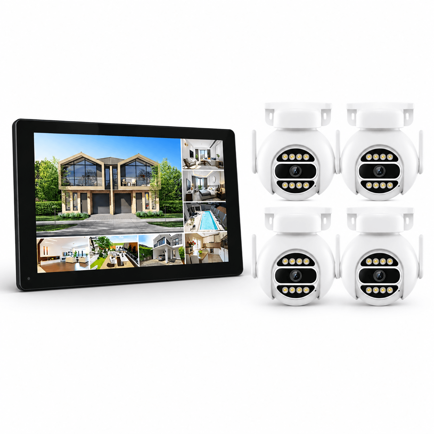 JBK18-300WPT4 3MP 4CH WiFi NVR Camera System Kit product image
