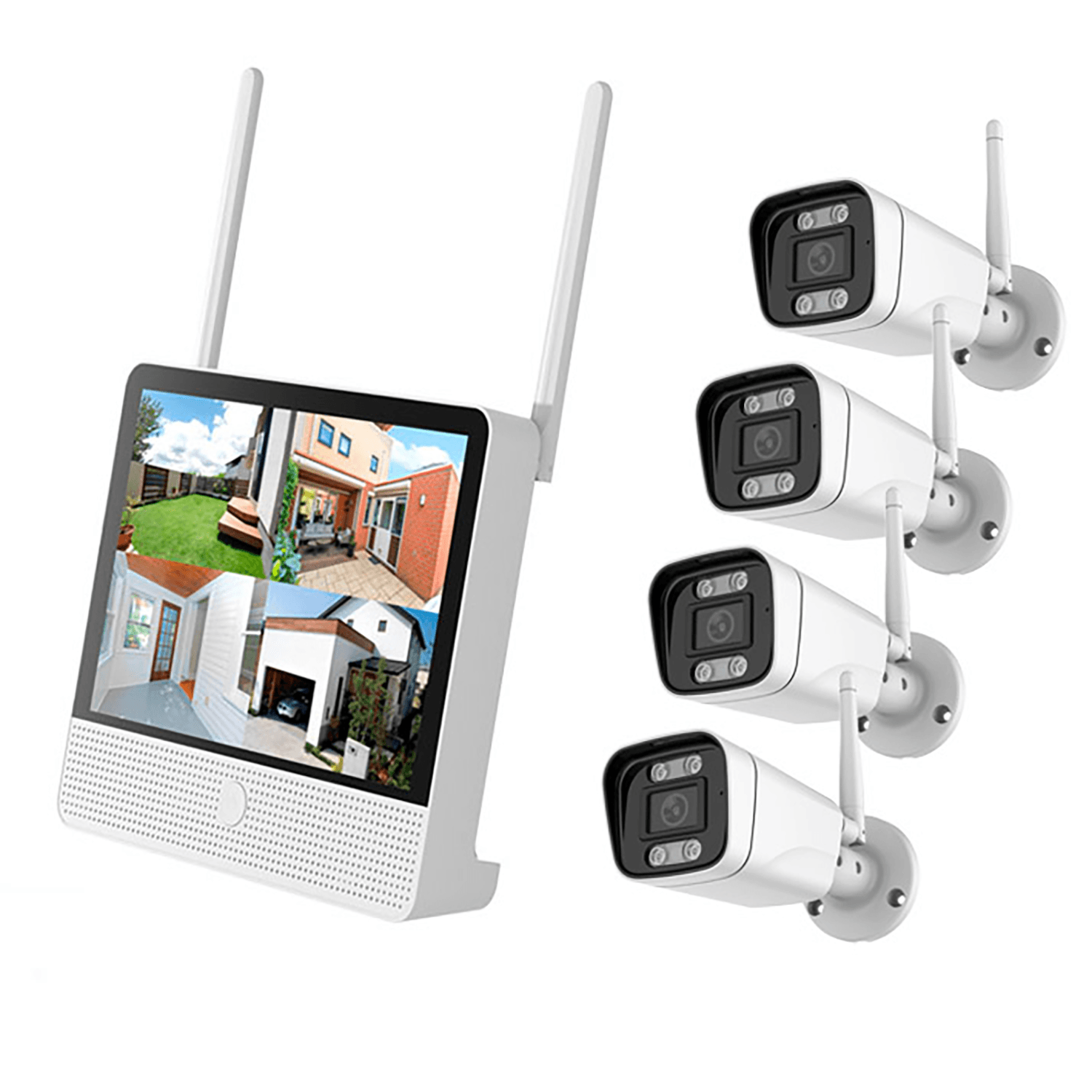 JBK8-100WB4 1 MP 4CH WiFi NVR Camera System Kit product image