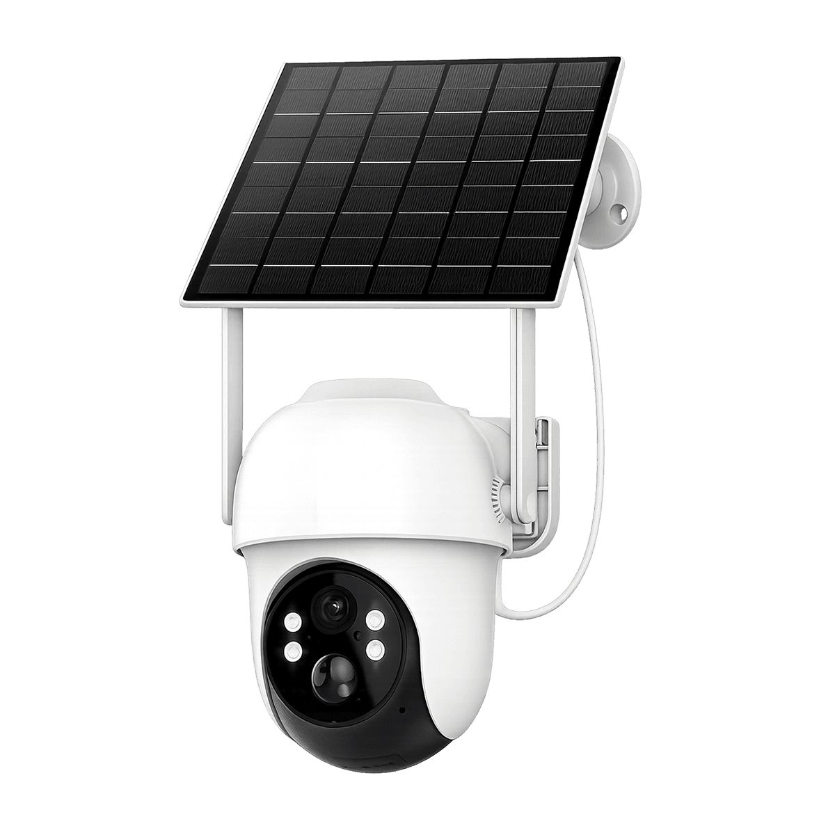 JBCVISION camera with solar charging panel